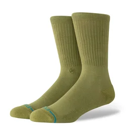 Stance ICON CREW, nogavice m., zelena M311D14ICO