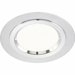 Briloner LED-vgradna luč za v kopalnico 12 W toplo-bele barve Briloner 7262-019 iz aluminija, iz kroma