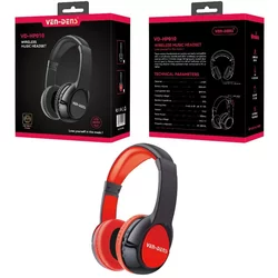 Ven - Dens Bežični Slušalice / Glazbeni Headset - Crvena / Crna KP34849