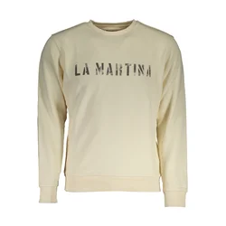 LA MARTINA Muški duks XMF006-FP543_BIANCO_04186, Krem