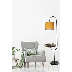 Aberto Design Podna lampa Zümrüt, 160 cm, E27, Žuta