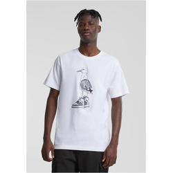 White T-shirt Seagull Sneakers
