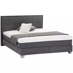 BOXSPRING KREVET 120/200 cm siva