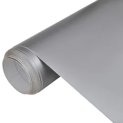 Folije za automobil 2 kom mat srebrne 100 x 150 cm