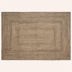 Tepisi za područja Prirodna i crna 200 x 290 cm Juta