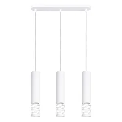 Sollux SL.1693 - Luster na sajli LIRO 3xGU10/10W/230V bela