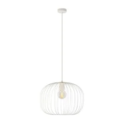 Luster na lanku OVELLA 1xE27/15W/230V prečnik 46 cm krem