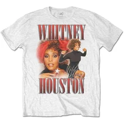 Whitney Houston 90s Homage White L Majica