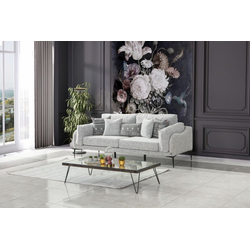 Atelier del Sofa Trosed Mia, 232x100x88cm, Svetlosivi
