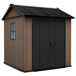 Keter Baštenska kućica Newton Plus Wide 7x7.5, 224x230x246cm, Braon