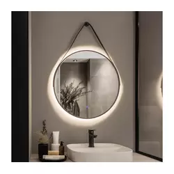 Brilagi-LED Kupatilsko ogledalo VERESE LED/19W/230V 60 cm crna IP44 CRI 90 prigušiva + CCT