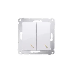 Kontakt-Simon Stikalo Simon 54 premium št.6+6 (5B) modul beli