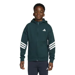Adidas Duks za dečake J Fi 3S Fz Hd, JW7525, Zeleni