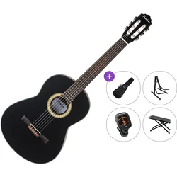 Pasadena PC-100 Premium SET 4/4 Black Klasična kitara
