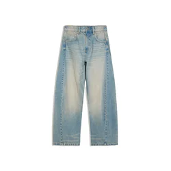 Bershka Kavbojke moder denim