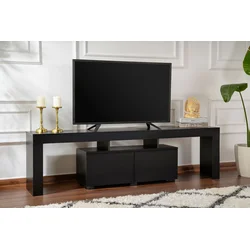 Hanah Home TV Komoda Enclave, 180x50x31.3cm, Crna