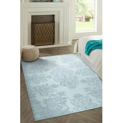 Conceptum Hypnose tepih Folk Chenille 21, 75x150cm, svijetloplava