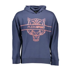 PLEIN SPORT SWEATSHIRT WITHOUT ZIP MEN BLUE