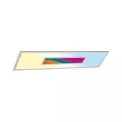 LED RGBW prigušiva panel LED/20W/230V srebrna + daljinski upravljač