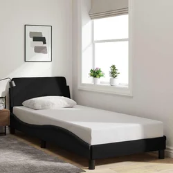Okvir za krevet Dover Crni 90x190 cm Tkanina