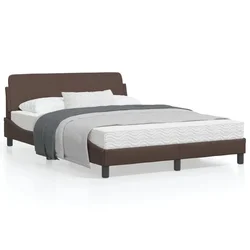 Okvir za krevet Dover smeđi 140x190 cm od umjetne kože