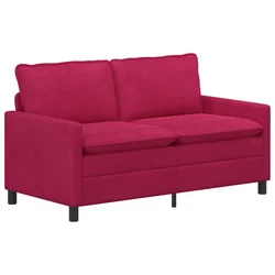 Vidaxl Kavč Vinorodna rdeča 156 x 81 x 87,5 cm Žamet