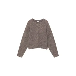 Pull&Bear Pletena jopa pikčasto rjava