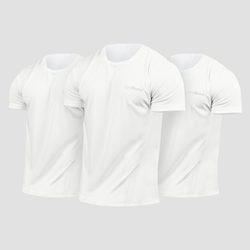 GymBeam Muška majica TRN 3Pack White