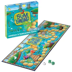 Learning Resources Sum Swamp Igra seštevanja in odštevanja Učna sredstva LER 5052