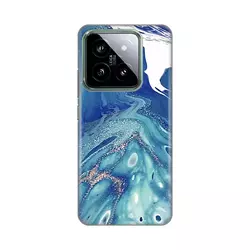 Torbica Silikonska Print za Xiaomi 14 Blue Marble