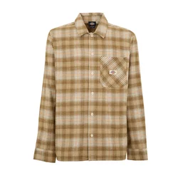 DICKIES Srajca Forest svetlo bež/karamel/marelica