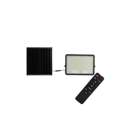LED spoljni solarni reflektor LED/30W/3,2V 6400K crna + daljinski upravljač