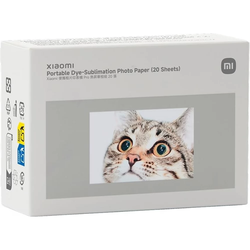 Xiaomi Portable Dye-Sublimation Photo Paper (20 Sheets)