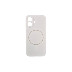 Silikonska futrola Magsafe LUX Iphone 17 BELA