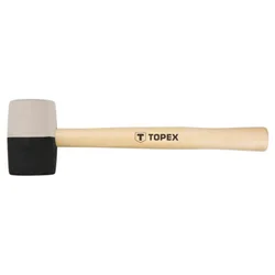 Topex čekić gumeni crno/beli 450g ( 02A354 )