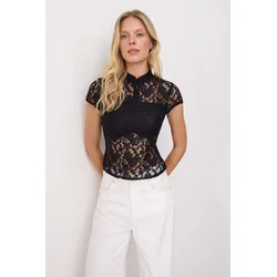 Trendyol Bluza TWOSS26BZ01023 črna