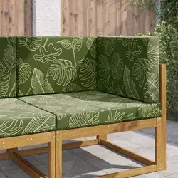 Jastuk za vanjsku sofU 3 pcs Dizajn lista Poliester