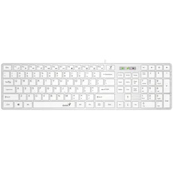 GENIUS SlimStar 126 USB US bela tastatura