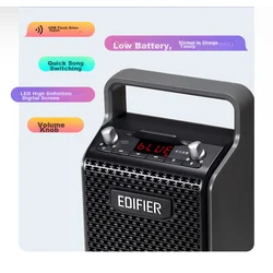 Edifier Bežični karaoke zvučnik PK205, Bluetooth, Crni