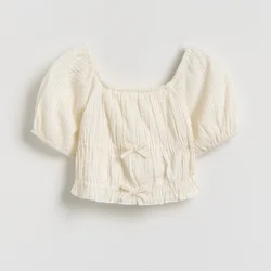 Reserved - Bluza s puf rukavima
