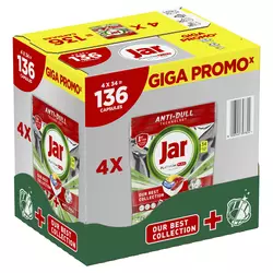 Jar Tablete za pranje posuđa Platinum Plus All-In-One 4X34 Gigabox