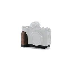 Tilta Mounting Baseplate with Wooden Grip for Canon PowerShot V1 - Black