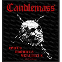 Candlemass Epicus Doomicus Metallicus Našitek za šivanje 100 x 100 mm