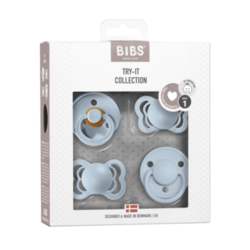 BIBS - Komplet dudic Try-it Collection. Blue
