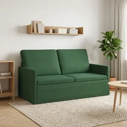 Vidaxl Dvosedenjski kavč Jungle Zelena 150 x 81 x 82 cm