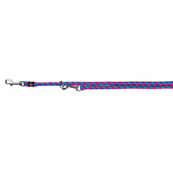 Trixie Cavo Podesivi povodac za pse L-XL neon blue/neon pink 14366