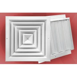 Aluminijumska plafonska rešetka sa regulatorom protoka 470x470 ( 20850 )