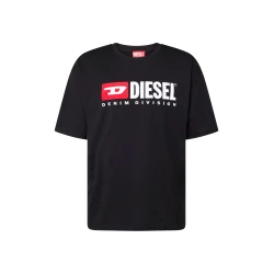 DIESEL Majica T-BOXT-DIV, črna