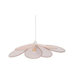 Atmosphera - Dečiji luster na sajli PETAL 1xE27/40W/230V prečnik 64 cm ružičasta