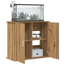 Stalak za akvarij Artisan hrast 81x36x73 cm Inženjersko drvo